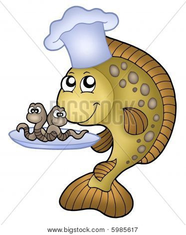Carpa Chef con lombrichi