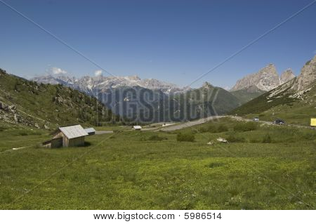 Granja en las montañas
