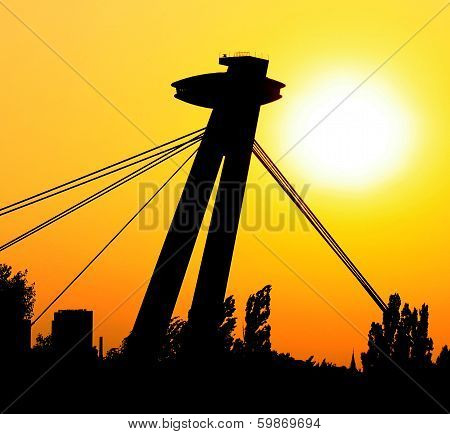 Sunrise In Bratislava