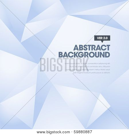 Polygonal Background Blue