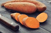Raw Sweet Potatoes