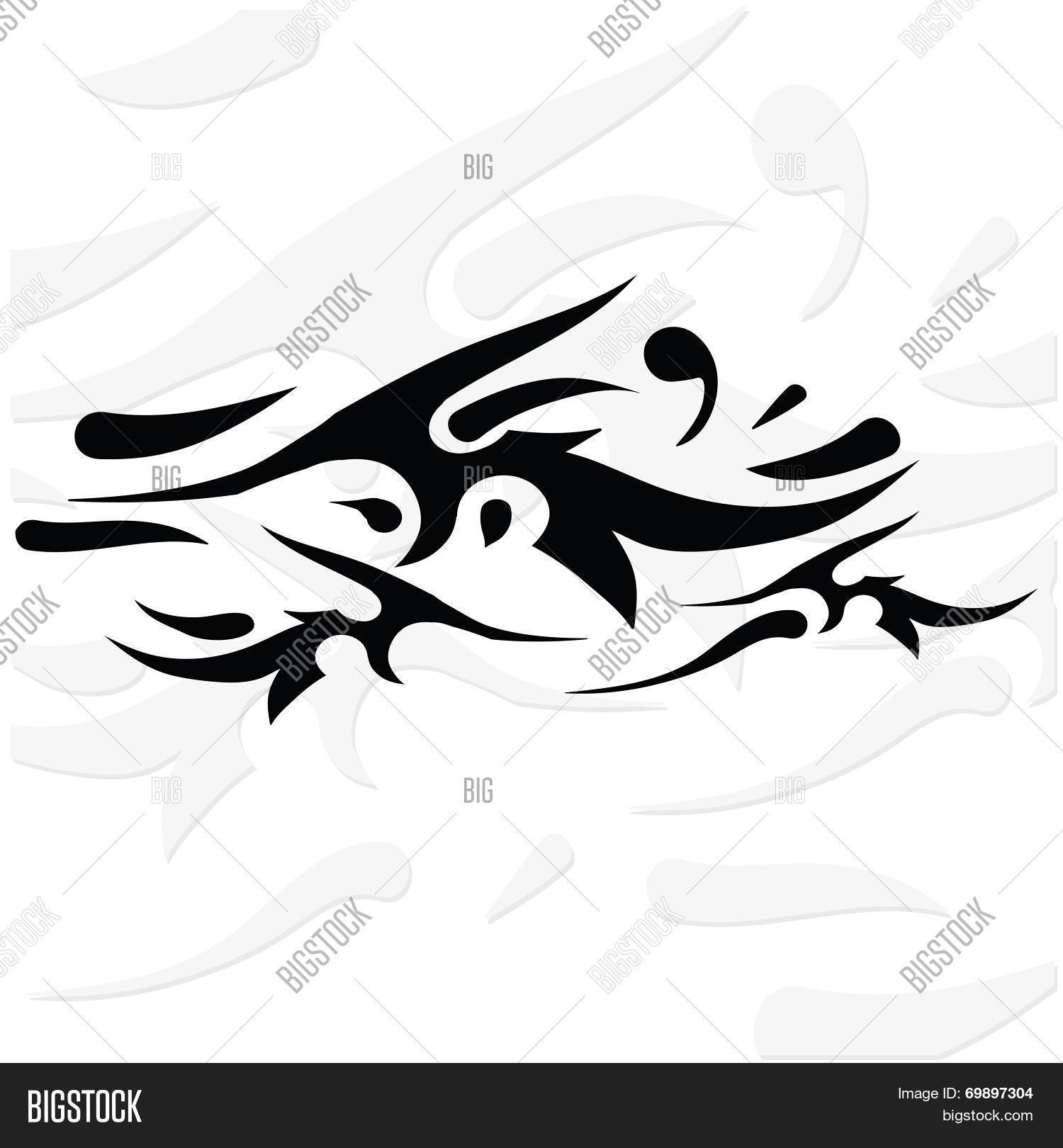 Silhouette Tattoo Vector &amp; Photo (Free Trial) | Bigstock