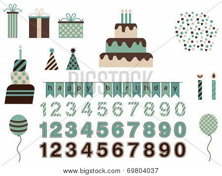 Birthday Vector Kit
