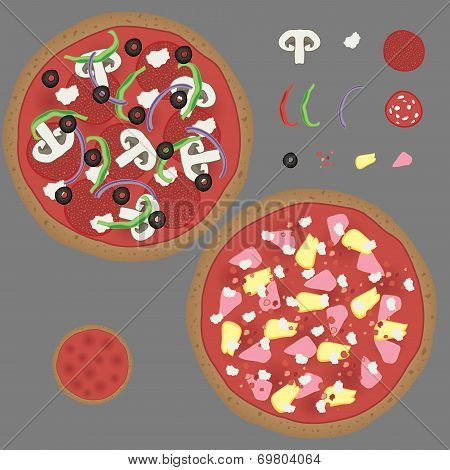 Pizza Vector Kit