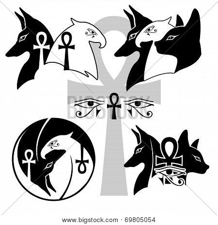 Anubis Horus Basted The God of Egypt