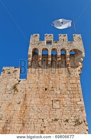 Tower Of Kamerlengo Castle (1437). Trogir, Croatia