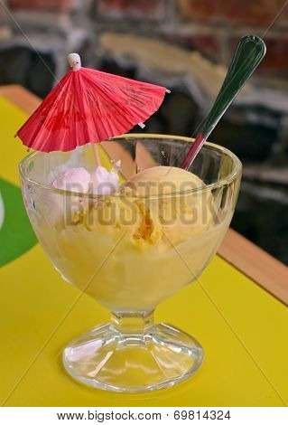 Delicious Ice Cream In A Cup