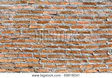 Red Brick Wall Background