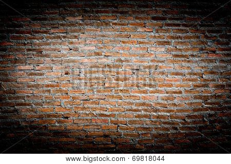 Red Brick Wall Background