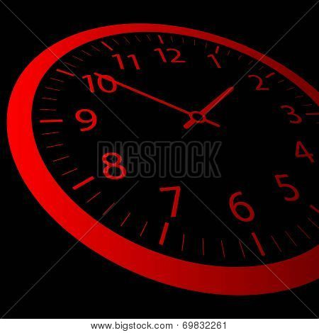 Classic time Clock vector web