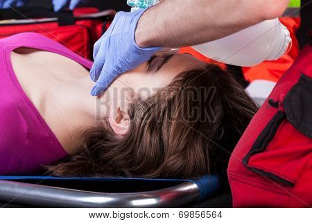 Reanimation Of Young Woman