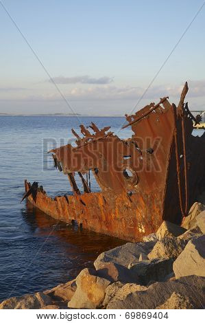 Rusty Ship Wreck