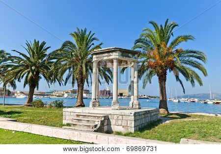 Mormont Glory Pavilion (1814). Trogir, Croatia. Unesco Site
