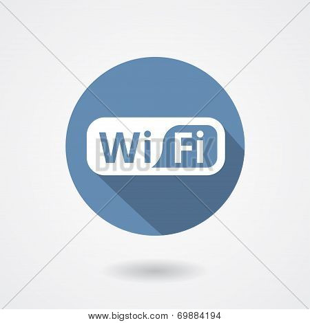 Wi-Fi icon isolated on white background