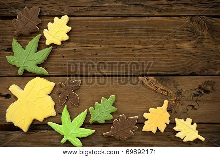 Autumn Background With Cookies