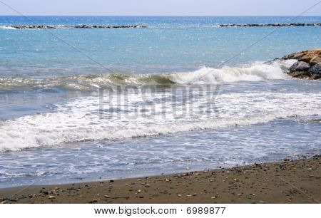 青い海