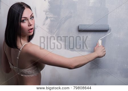 Naked beautiful and sexy lady