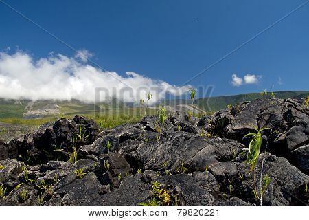 Lava Eruption, Reunion island