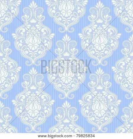 Vector damask seamless pattern background. Elegant luxury texture for wallpapers, backgrounds and pa