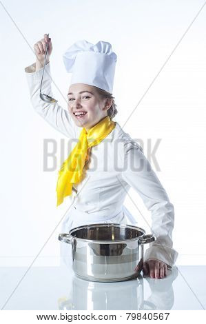 Cook Tasting Food