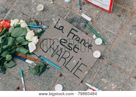 Mass Unity Rally Held In Strasbourg Following Recent Terrorist Attacks