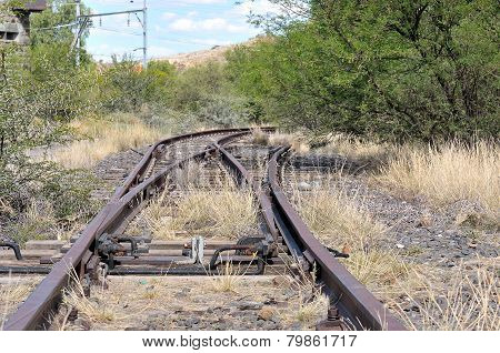 Unused Railroad Switch
