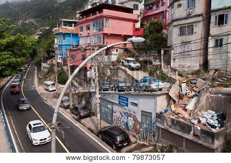 Vidigal Favela in Rio de Janeiro