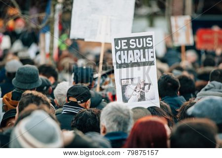 Mass Unity Rally Held In Strasbourg Following Recent Terrorist Attacks