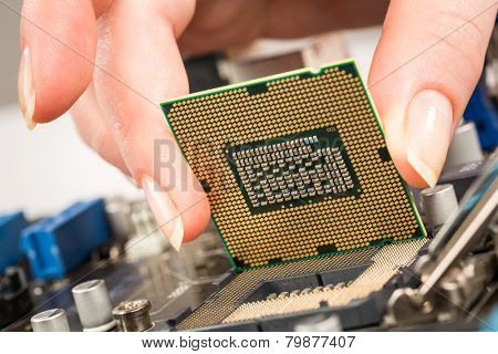 Modern processor and motherboard for a home computer