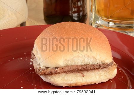 Hamburger And Beer