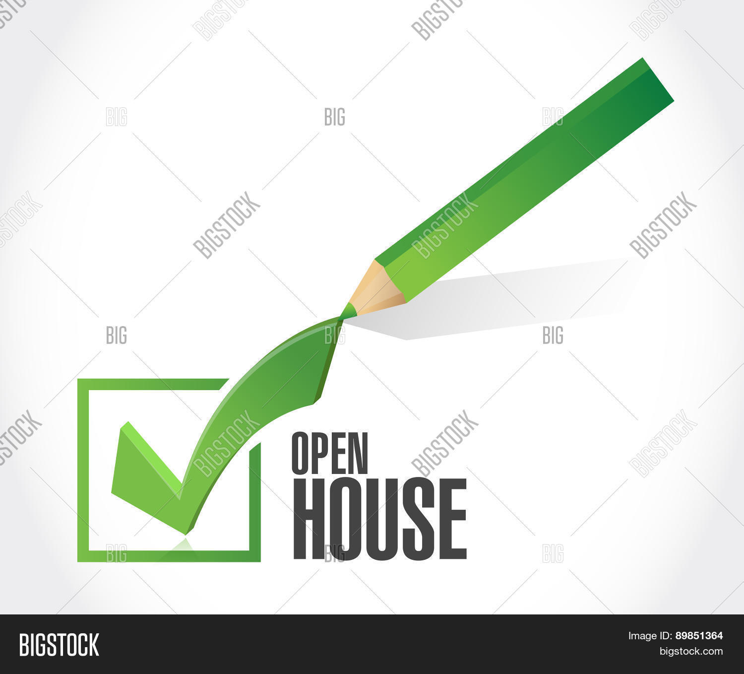 Open House Check Mark Image & Photo (Free Trial) Bigstock