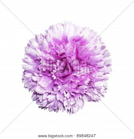 Magenta Artifical Flower Isolated
