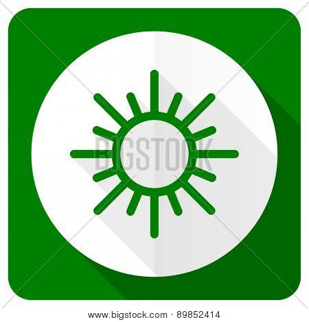 sun flat icon waether forecast sign 