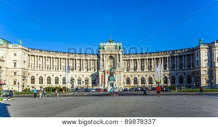 Panorama Of Hofburgin Vienna, Austria