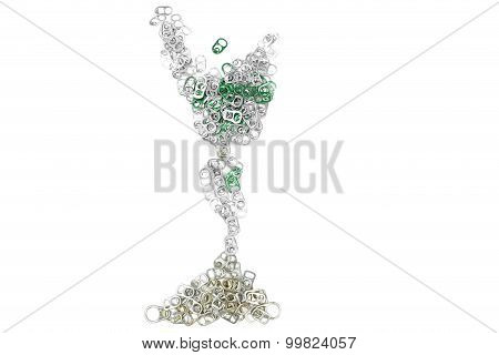 Concept Aluminum Cans Cap Use Make Artificial Legs.