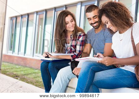 Students Sharing Notes