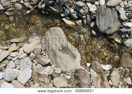 Mountain River Landscape, Pokhara, Nepal