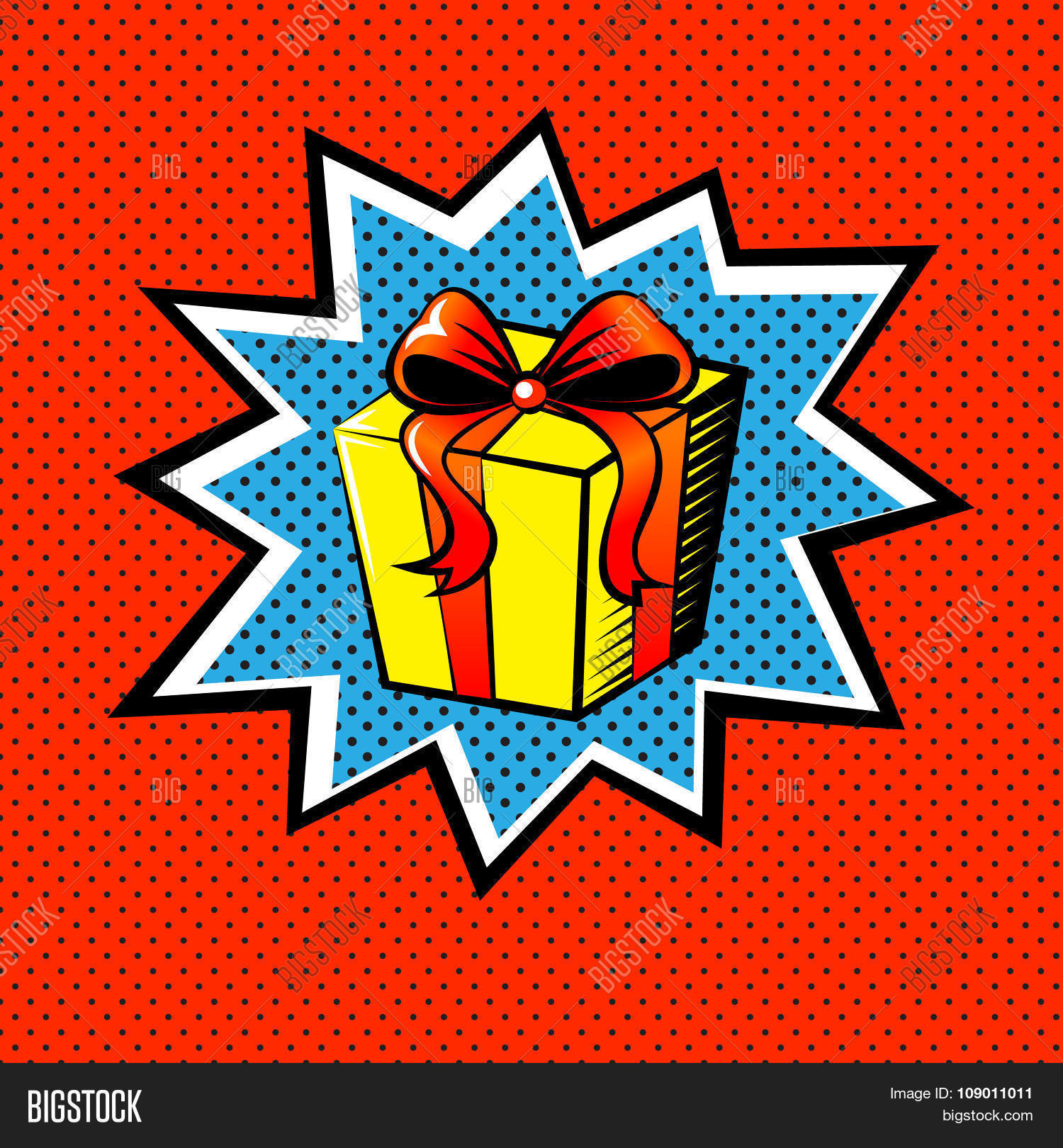 Pop Art Gift Vector & Photo (Free Trial) Bigstock