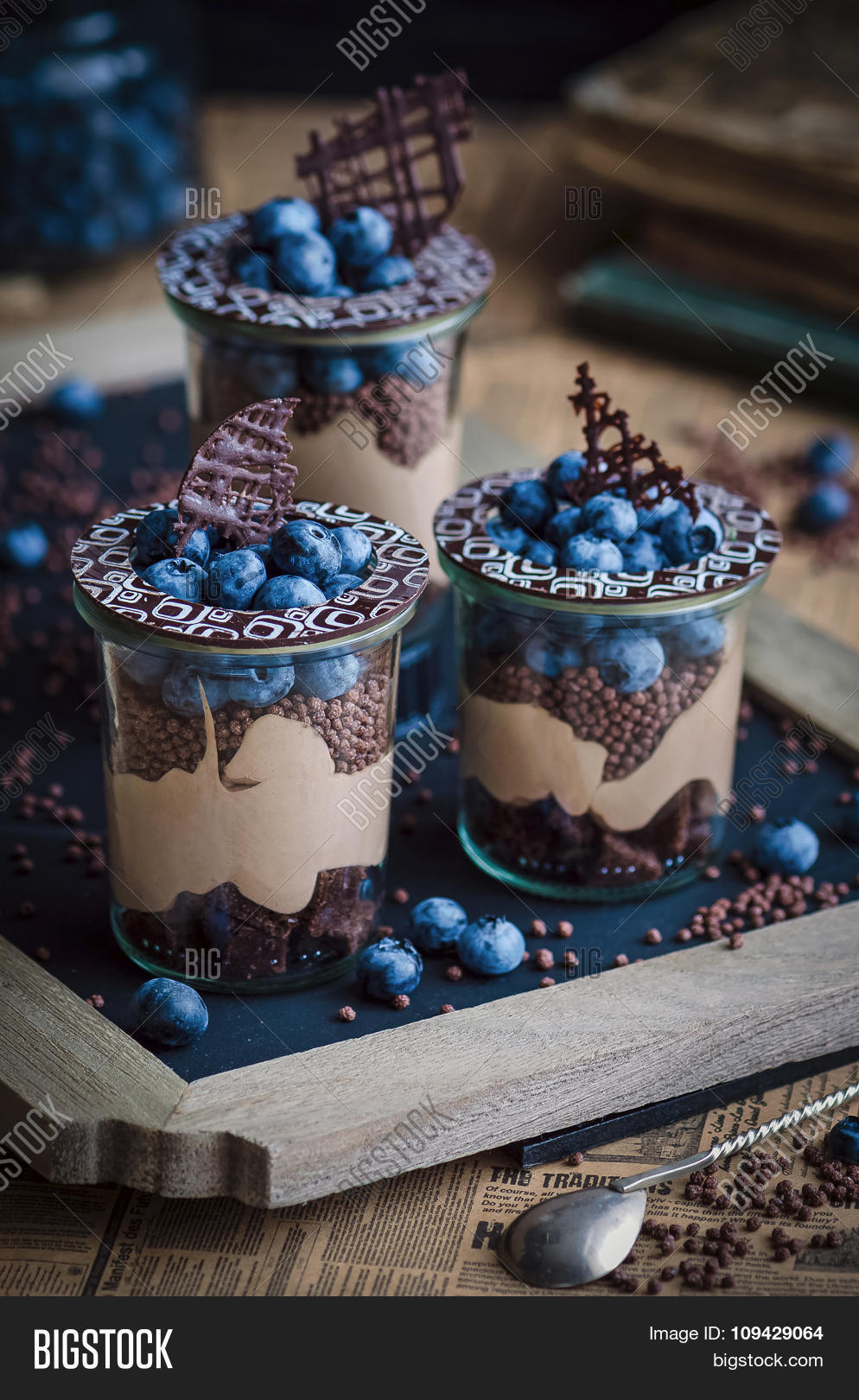 Chocolate Verrine Cups Image & Photo (Free Trial) Bigstock