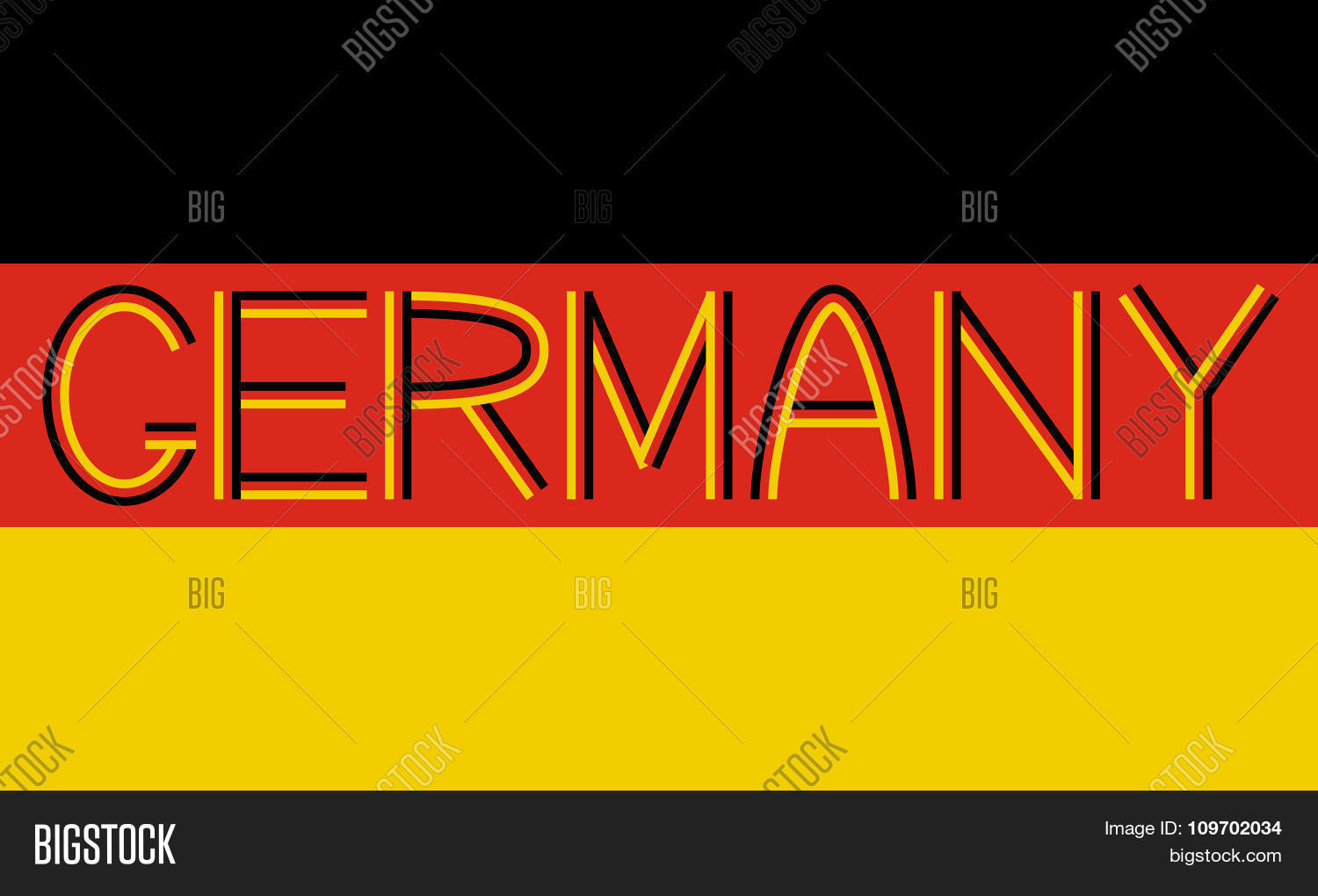 German Flag Word Vector & Photo (Free Trial) Bigstock