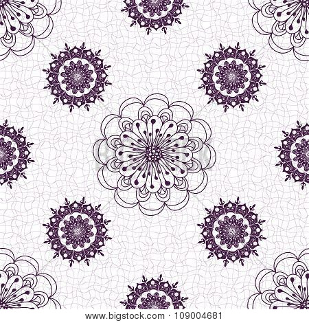 Seamless Vintage Floral Pattern