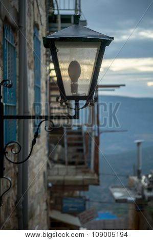 A Street Lamp, Safed (tzfat)