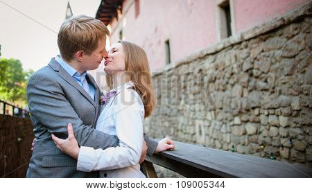 couple in love on street