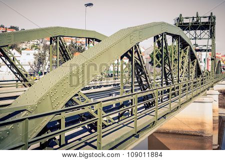 Bridge Over Sado River. Alcacer Do Sal, Portugal
