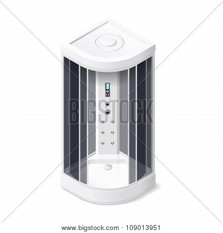 Hydrobox Isometric Icon