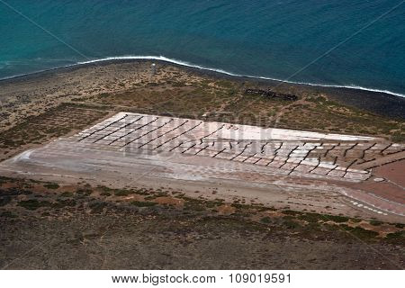 Old Historic Salines In Lanzarote