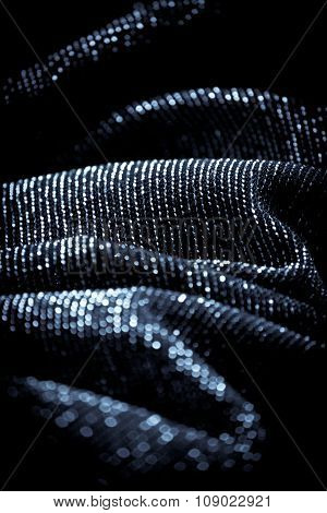 Draped Lurex Fabric