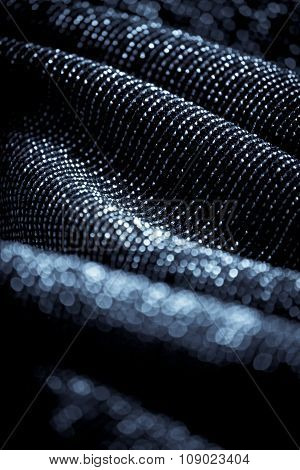 Draped Lurex Fabric