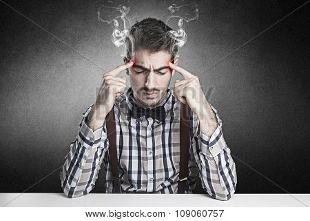 young genius trying powerful telekinesis