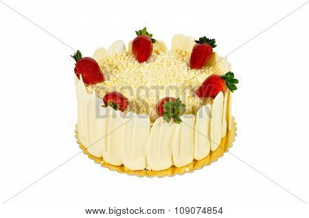 White chocolate cake